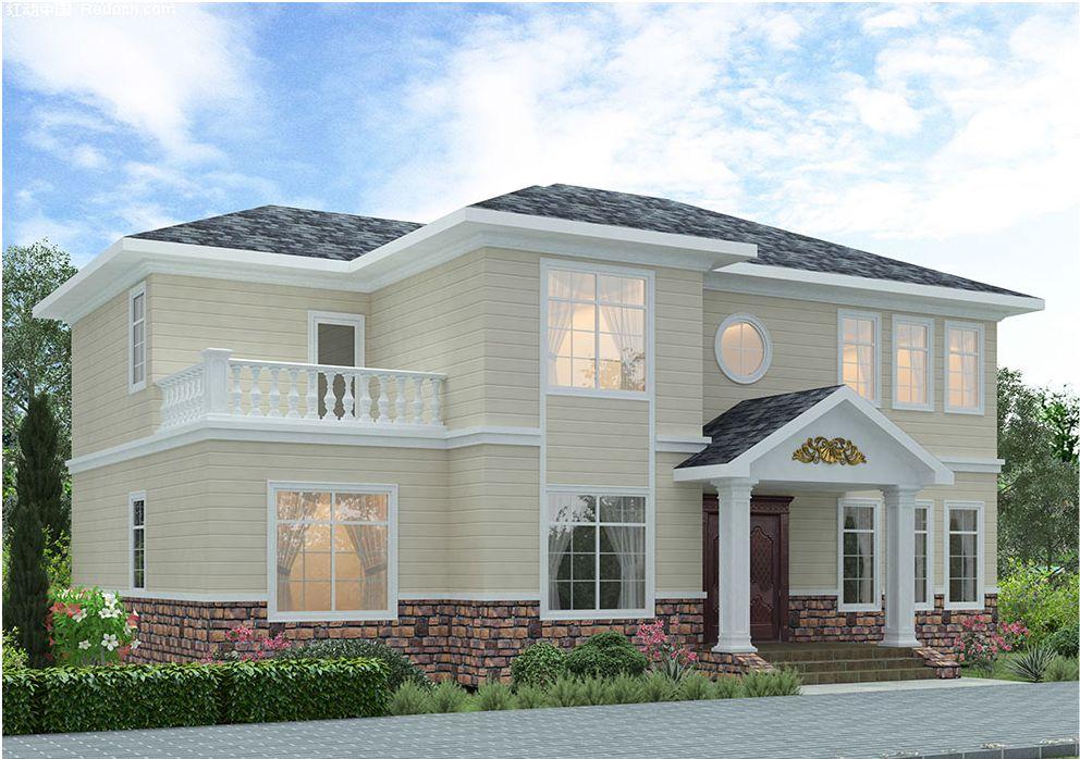 搭建完成后的鋼木結(jié)構(gòu)別墅