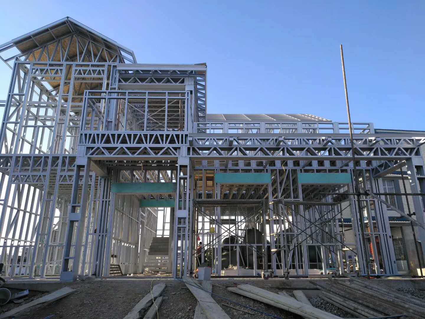 輕鋼別墅龍骨展示 輕鋼別墅龍骨展示