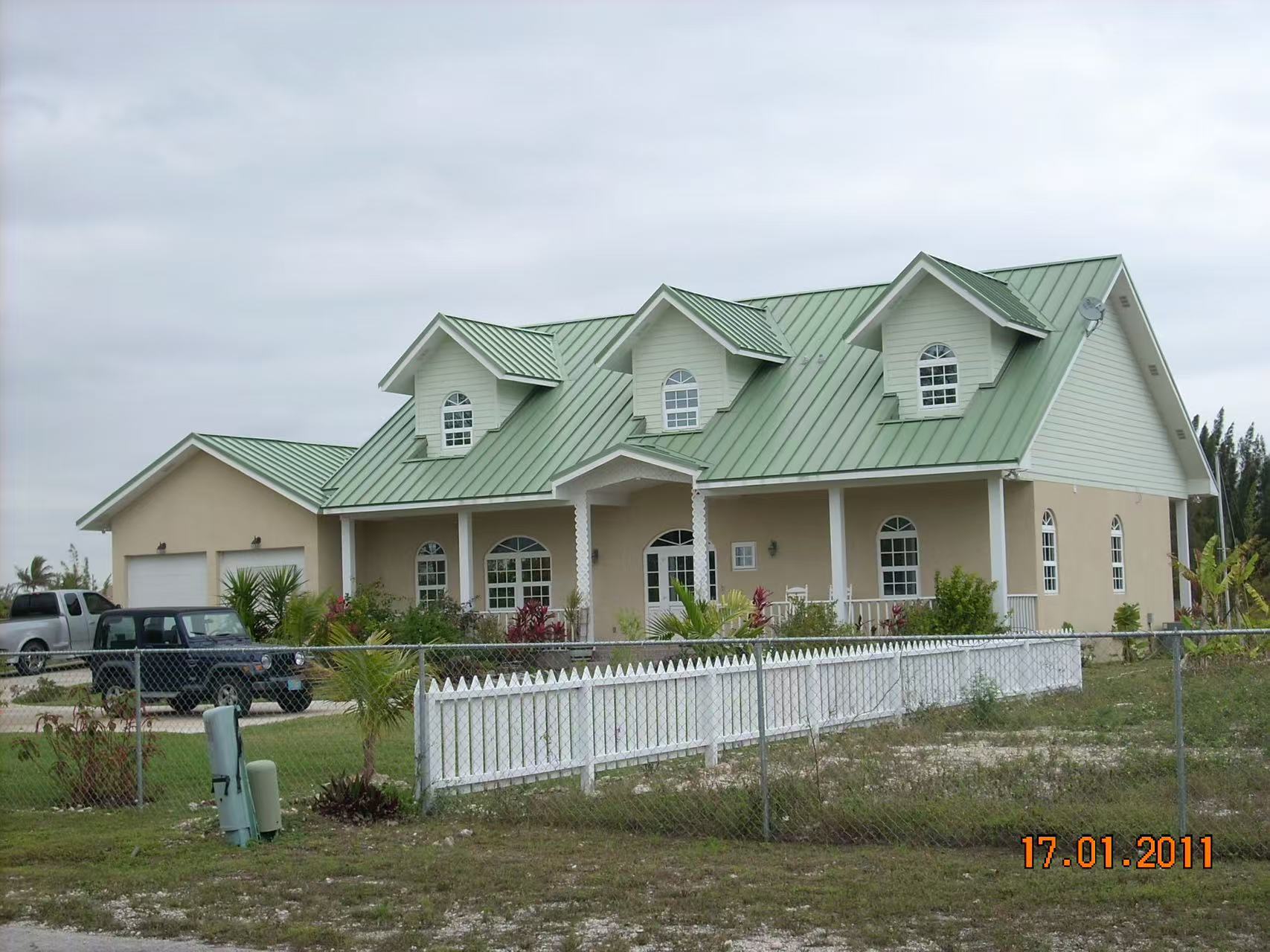 搭建完工后的輕鋼別墅 搭建完工后的輕鋼別墅