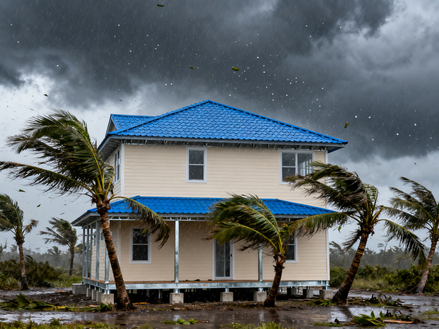 臺風(fēng)季節(jié)來臨前，如何加固輕鋼別墅確保安全？